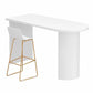 Modern Solid Wood Bar Table Living Room Fixed Bistro Bar Desk Clearhalo 'Bar Furniture' 'Bar Tables' 'bar_tables' 'furn' 'furn_bar_tables' 'Furniture' 'Kitchen & Dining Furniture' 7016898