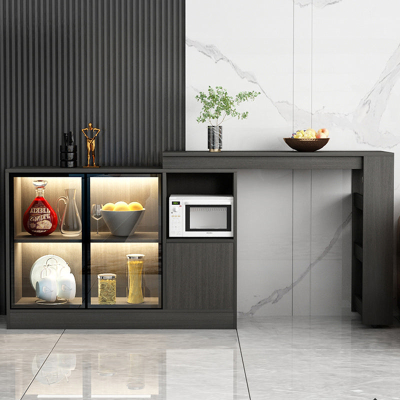 Moderne stijl rechthoekige bartafel woonkamer bistro-bar bureau met opbergruimte