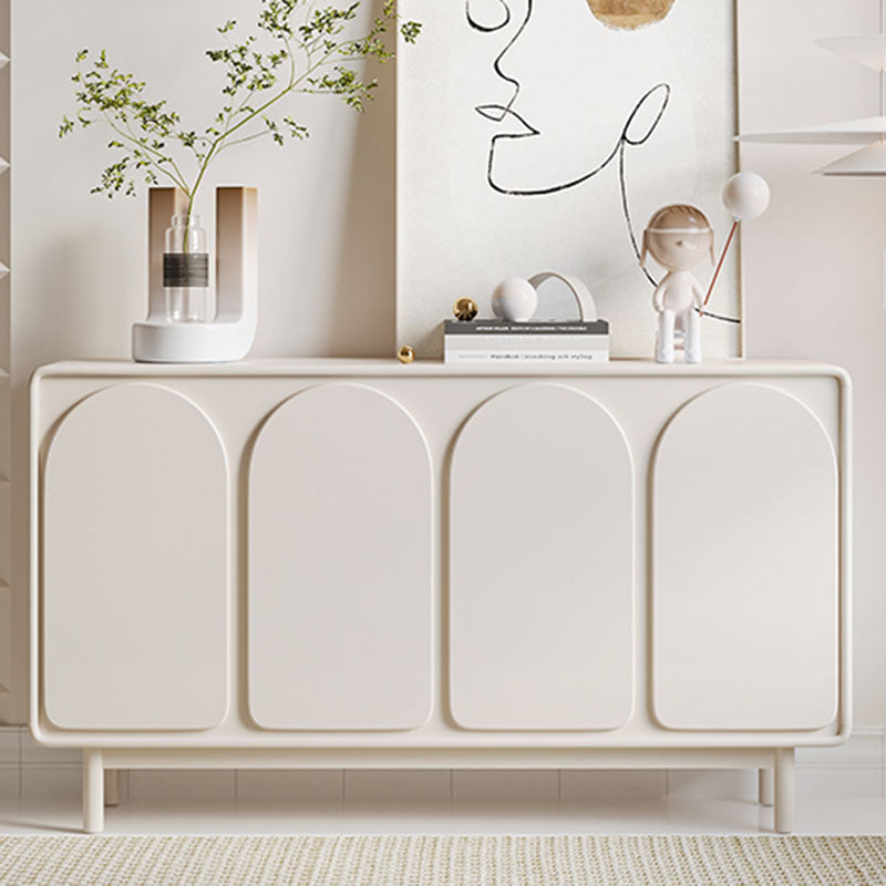 Tavolo da sideboard in legno a buffet in stile contemporaneo con armadi