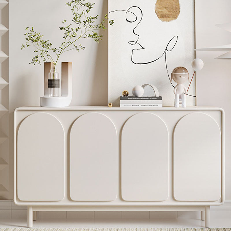 Tavolo da sideboard in legno a buffet in stile contemporaneo con armadi