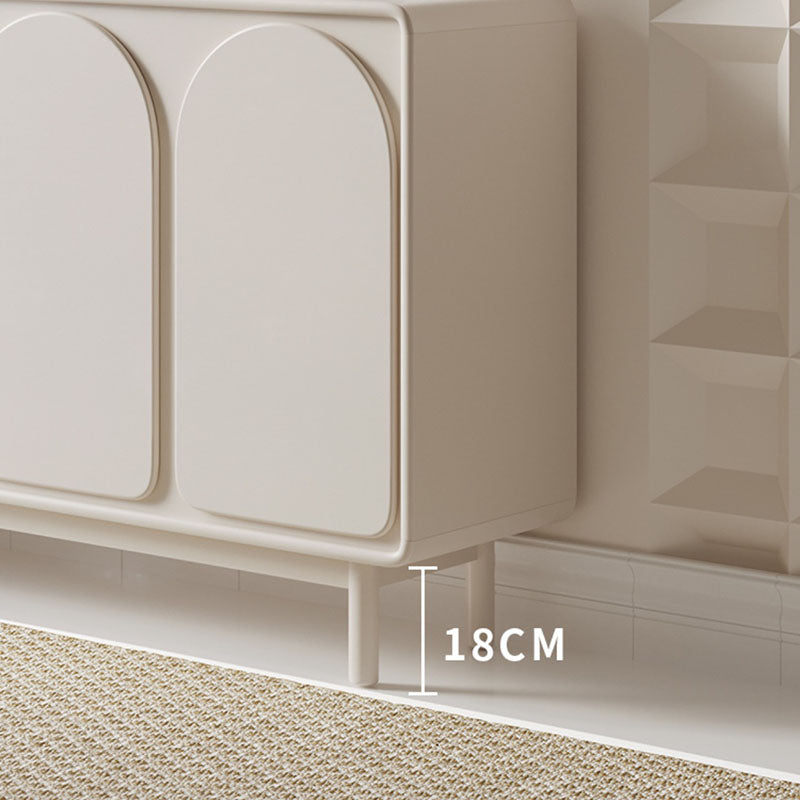 Tavolo da sideboard in legno a buffet in stile contemporaneo con armadi