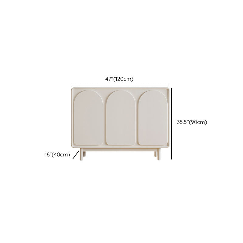Tavolo da sideboard in legno a buffet in stile contemporaneo con armadi
