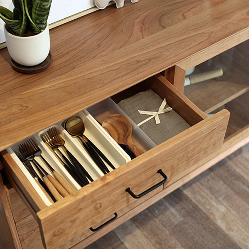 Server buffet in legno a buffet glam con armadi e cassetti