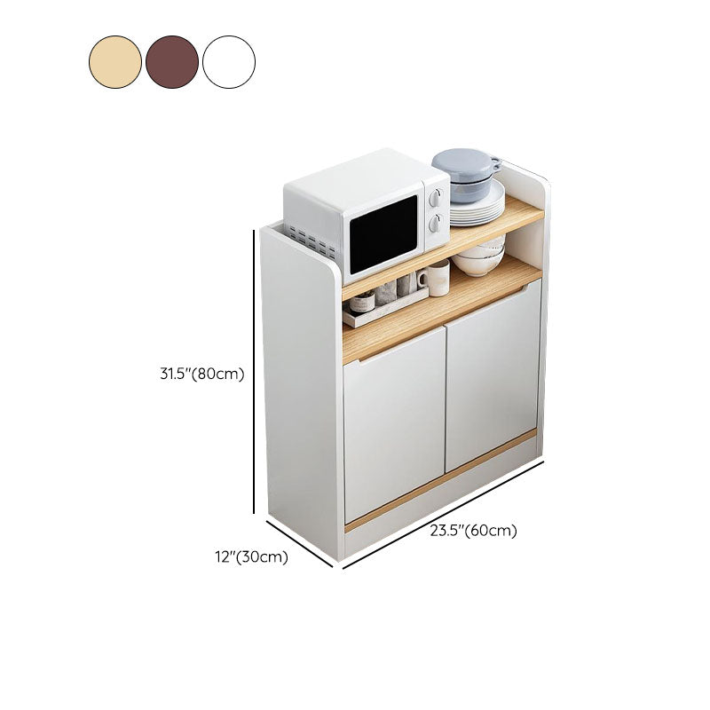 Glam Dining Buffet Wood Buffet Server with Drawers and Cabinets Clearhalo 'buffet_sideboard' 'Buffets & Sideboards' 'furn' 'furn_buffet_sideboard' 'Furniture' 'Kitchen & Dining Furniture' 7017262