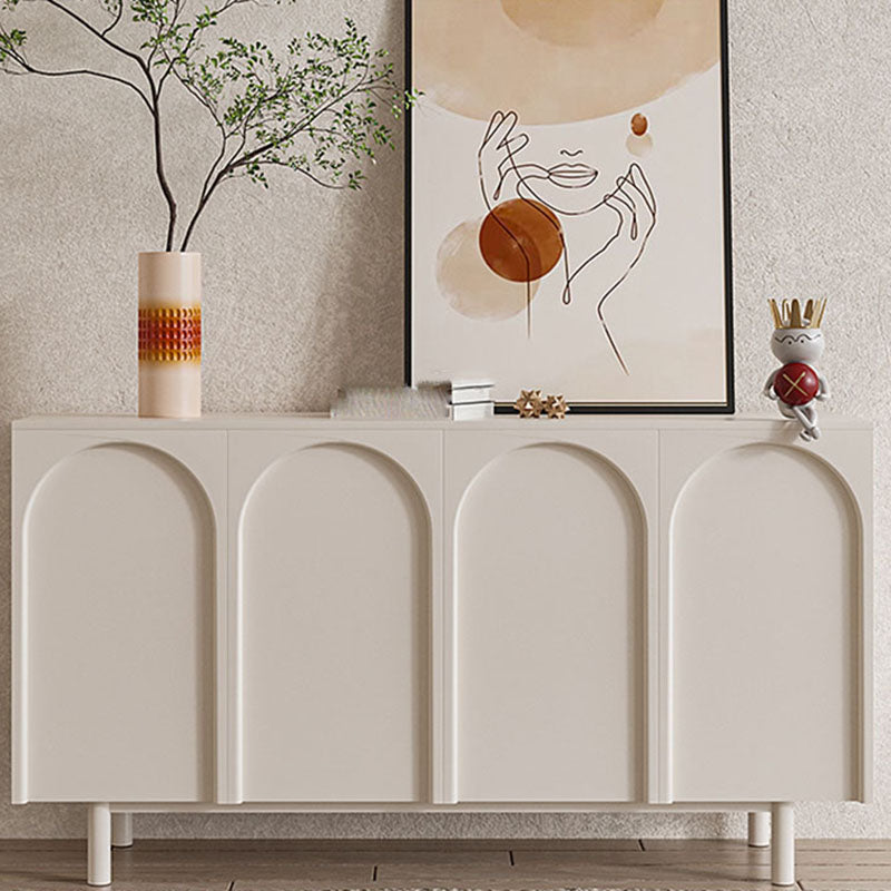 Tavolo di sideboard in stile contemporaneo a buffet in legno con armadi