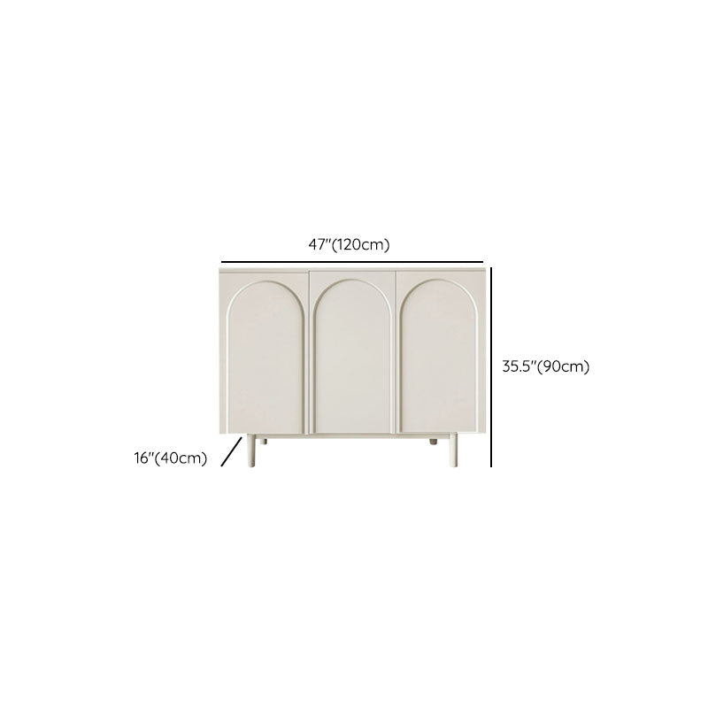 Tavolo di sideboard in stile contemporaneo a buffet in legno con armadi