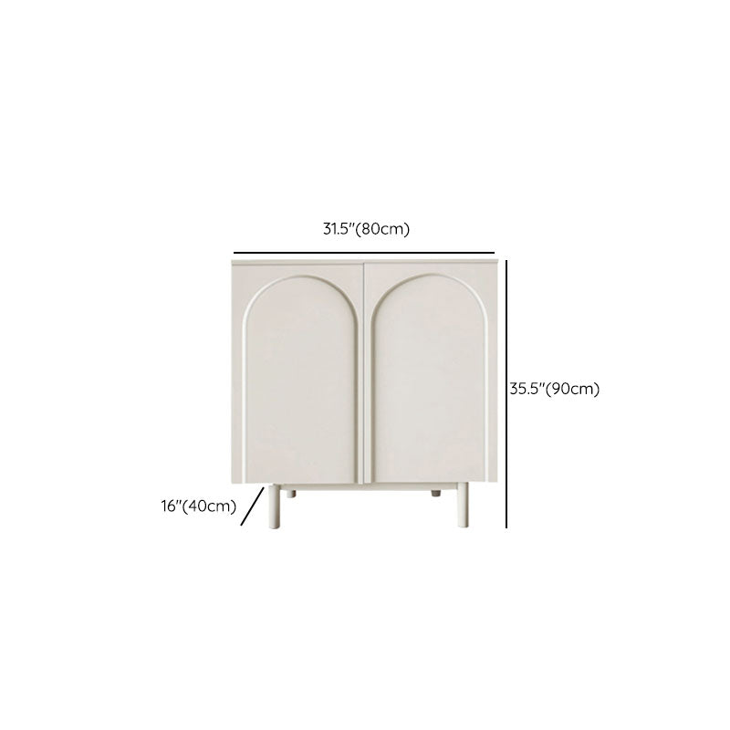 Tavolo di sideboard in stile contemporaneo a buffet in legno con armadi