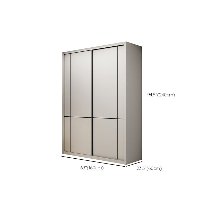 Wooden Wardrobe Traditional Style Wardrobe Cabinet for Bedroom