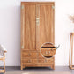 Modern Style Wood Wardrobe Cabinet Clothes Rail Wardrobe Armoire
