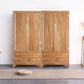 Modern Style Wood Wardrobe Cabinet Clothes Rail Wardrobe Armoire