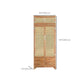 Modern Style Wood Wardrobe Cabinet Clothes Rail Wardrobe Armoire