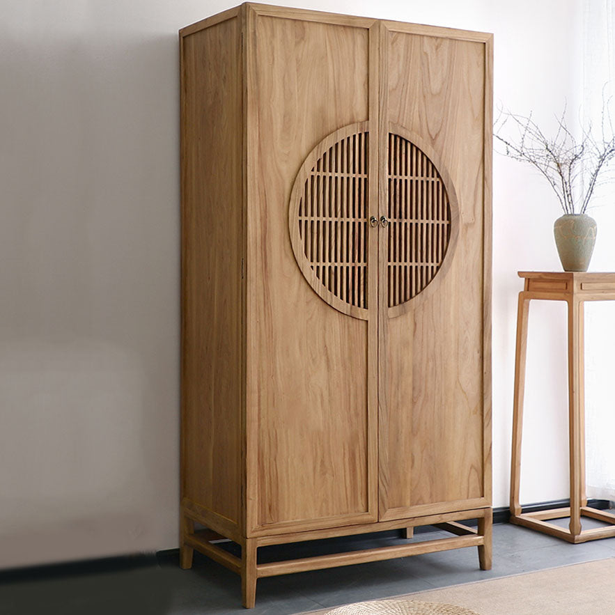 Armoire de style moderne armoire à rail armoire de garde-robe en bois armoire