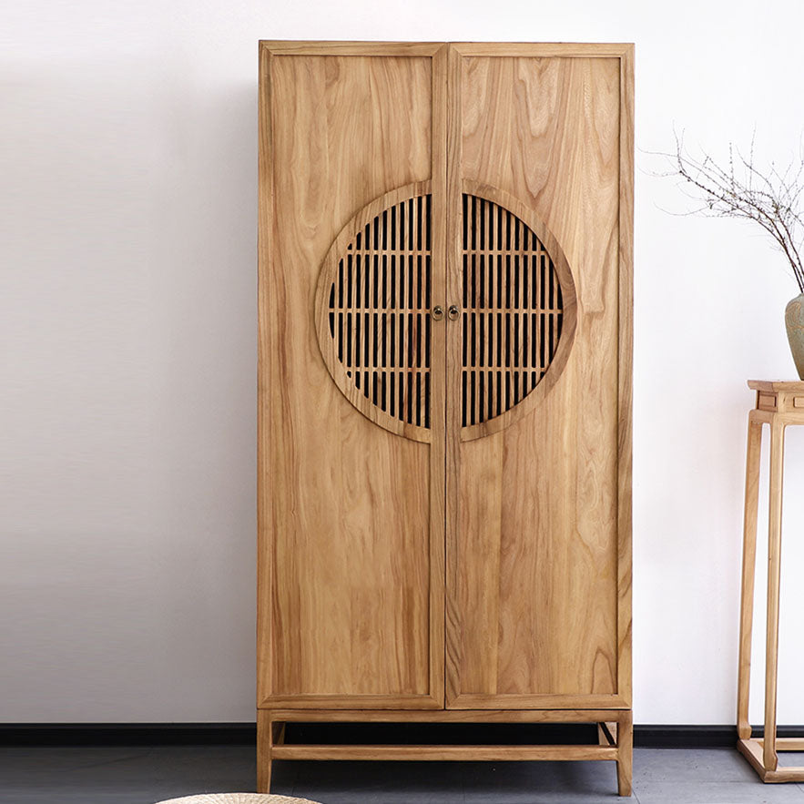 Armoire de style moderne armoire à rail armoire de garde-robe en bois armoire