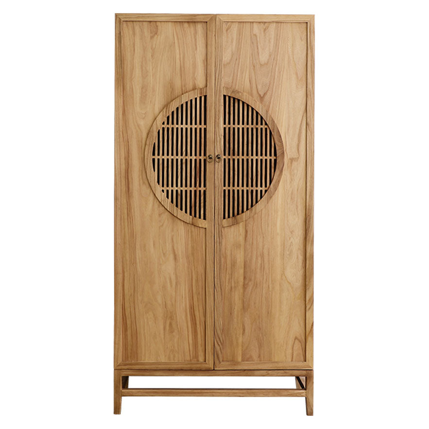 Armoire de style moderne armoire à rail armoire de garde-robe en bois armoire