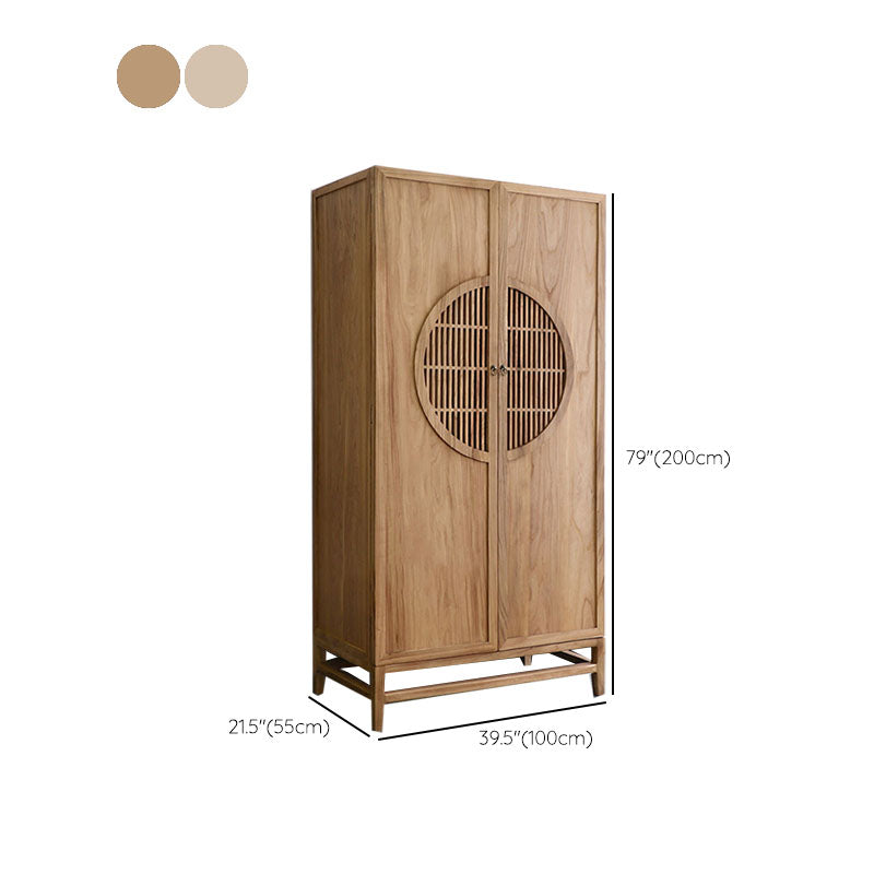 Armoire de style moderne armoire à rail armoire de garde-robe en bois armoire