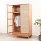 Kleiderbahngarderobe Schrank Massivholz moderne Garderobe Armoire