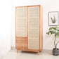 Kleiderbahngarderobe Schrank Massivholz moderne Garderobe Armoire