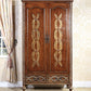 Solid Wood Wardrobe Cabinet Clothes Rail Wardrobe Armoire for Home Clearhalo 'Armoires & Wardrobes' 'armoires_wardrobes' 'Bedroom Furniture' 'furn' 'furn_armoires_wardrobes' 'Furniture' 7017476
