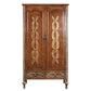 Solid Wood Wardrobe Cabinet Clothes Rail Wardrobe Armoire for Home Brown Clearhalo 'Armoires & Wardrobes' 'armoires_wardrobes' 'Bedroom Furniture' 'furn' 'furn_armoires_wardrobes' 'Furniture' 7017479