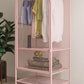 Metal Wardrobe Cabinet Modern Style Clothes Rail Wardrobe Armoire