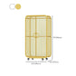 Contemporary Wardrobe Cabinet Metal Wardrobe Closet for Bedroom Clearhalo 'Armoires & Wardrobes' 'armoires_wardrobes' 'Bedroom Furniture' 'furn' 'furn_armoires_wardrobes' 'Furniture' 7017551