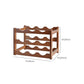 Modern Tabletop Wine Rack Solid Wood Wine Bottle Rack for Living Room