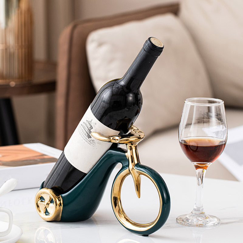 Modern Simple Tabletop Wine Rack Ceramic Wine Bottle Rack for Kitchen Clearhalo 'furn' 'furn_wine_racks' 'Furniture' 'Kitchen & Dining Furniture' 'Wine Racks' 'wine_racks' 7017658