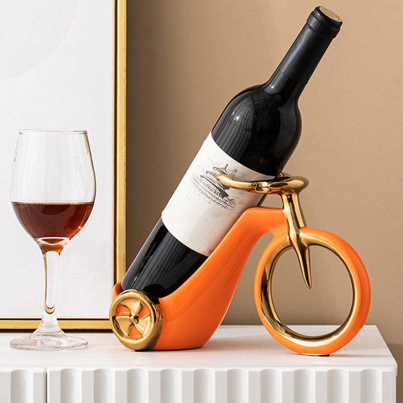 Modern Simple Tabletop Wine Rack Ceramic Wine Bottle Rack for Kitchen Clearhalo 'furn' 'furn_wine_racks' 'Furniture' 'Kitchen & Dining Furniture' 'Wine Racks' 'wine_racks' 7017669