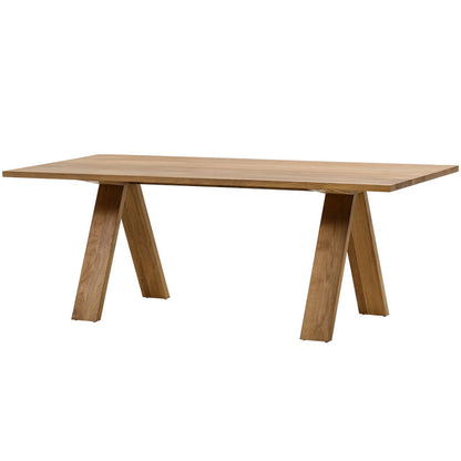 Solid Wood Dining Table Rectangle Modern Dinner Table for Home Use Without Chairs Clearhalo 'Dining Tables & Seating' 'Dining Tables' 'dining_table' 'furn' 'furn_dining_table' 'Furniture' 'Kitchen & Dining Furniture' 7018434