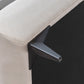 Nordic Style Chaise Solid Color Chaise Lounge Chair with Recessed Arms