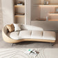 Modern Upholstered Chaise Lounge Leather Chaise with Left-Arm for Bedroom and Living Room Clearhalo 'Chairs & Seating' 'Chaise Lounge' 'chaise_lounge' 'furn' 'furn_chaise_lounge' 'Furniture' 'Living Room Furniture' 7018552