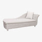 Farmhouse Style Chaise Lounge Chair Rattan Chair for Bedroom 71"L x 28"W x 29"H White Right-Arm Chaise Clearhalo 'Chairs & Seating' 'Chaise Lounge' 'chaise_lounge' 'furn' 'furn_chaise_lounge' 'Furniture' 'Living Room Furniture' 7018570