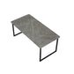 Stone Rectangle Office Desk Modern Style Computer Desk for Office