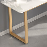 Rectangular Shaped Office Task Desk Stone Writing Desk in Grey Clearhalo 'furn' 'furn_office_desk' 'Furniture' 'Office Desks' 'Office Furniture' 'office_desk' 7019287