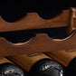Portabottiglie moderne in legno in legno massiccio per soggiorno per soggiorno