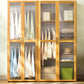 Modern Style Wardrobe Cabinet Wood Clothes Rail Wardrobe Armoire for Home