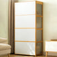 Modern Style Wardrobe Cabinet Wood Clothes Rail Wardrobe Armoire for Home
