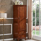 French Country Style Wardrobe Armoire Wooden Wardrobe for Bedroom