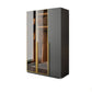 Modern Glass Wardrobe Wardrobe Armoire Wardrobe Cabinet for Home