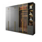 Modern Glass Wardrobe Wardrobe Armoire Wardrobe Cabinet for Home