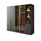 Modern Glass Wardrobe Wardrobe Armoire Wardrobe Cabinet for Home