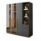 Modern Glass Wardrobe Wardrobe Armoire Wardrobe Cabinet for Home