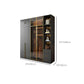Modern Glass Wardrobe Wardrobe Armoire Wardrobe Cabinet for Home