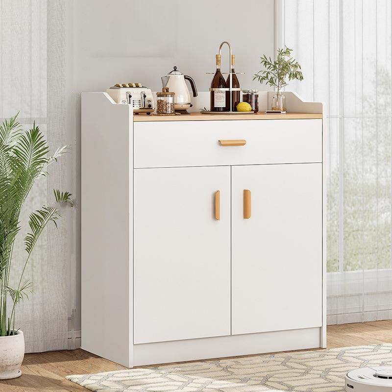 Server buffet in legno a buffet da pranzo in stile glam con cassetti e armadi