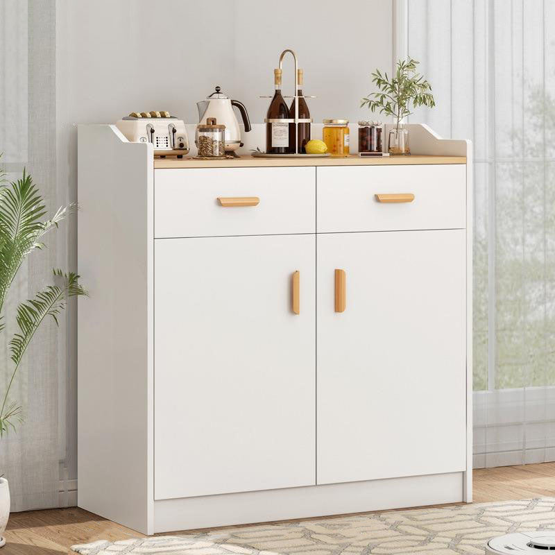 Server buffet in legno a buffet da pranzo in stile glam con cassetti e armadi