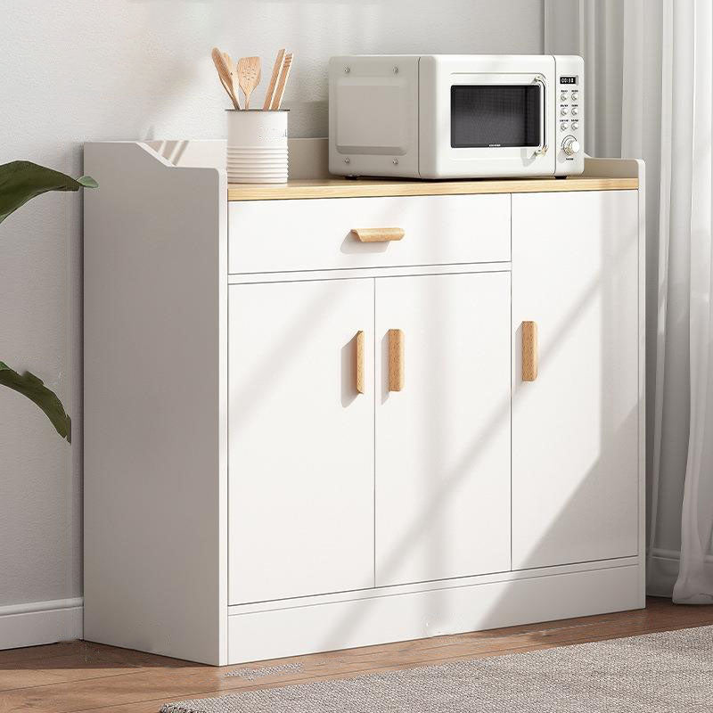 Server buffet in legno a buffet da pranzo in stile glam con cassetti e armadi