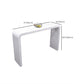 Contemporary Style Bar Table White Wood Bar Dining Table with Double Pedestal Base Clearhalo 'Bar Furniture' 'Bar Tables' 'bar_tables' 'furn' 'furn_bar_tables' 'Furniture' 'Kitchen & Dining Furniture' 7019649