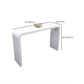 Contemporary Style Bar Table White Wood Bar Dining Table with Double Pedestal Base Clearhalo 'Bar Furniture' 'Bar Tables' 'bar_tables' 'furn' 'furn_bar_tables' 'Furniture' 'Kitchen & Dining Furniture' 7019657
