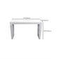 Contemporary Style Bar Table White Wood Bar Dining Table with Double Pedestal Base Clearhalo 'Bar Furniture' 'Bar Tables' 'bar_tables' 'furn' 'furn_bar_tables' 'Furniture' 'Kitchen & Dining Furniture' 7019659