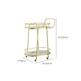 モダンオープンストレージ準備テーブル楕円形のダイニングルームキッチントロリー